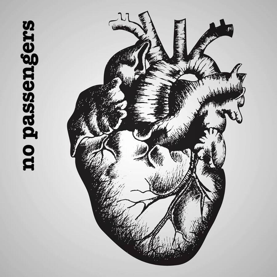 This image shows the cover art for Edna Vazquez's album, "No Passengers."